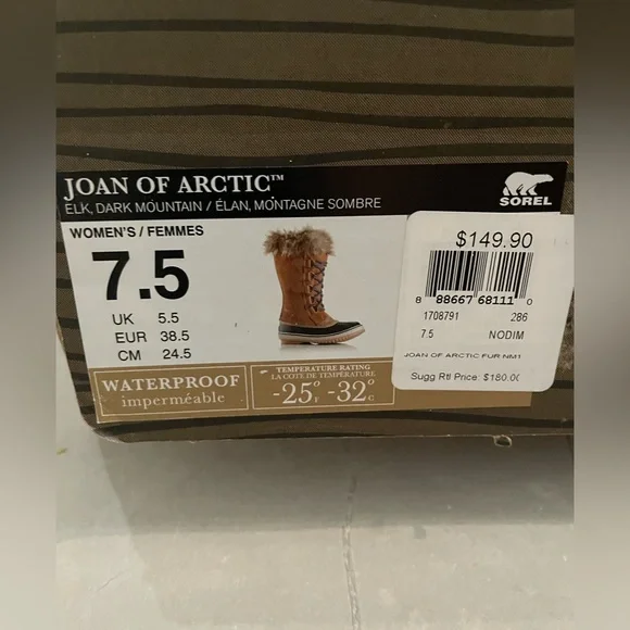 Sorel Joan of  Artic boots size 7.5 Snow/Ski - Picture 4 of 6